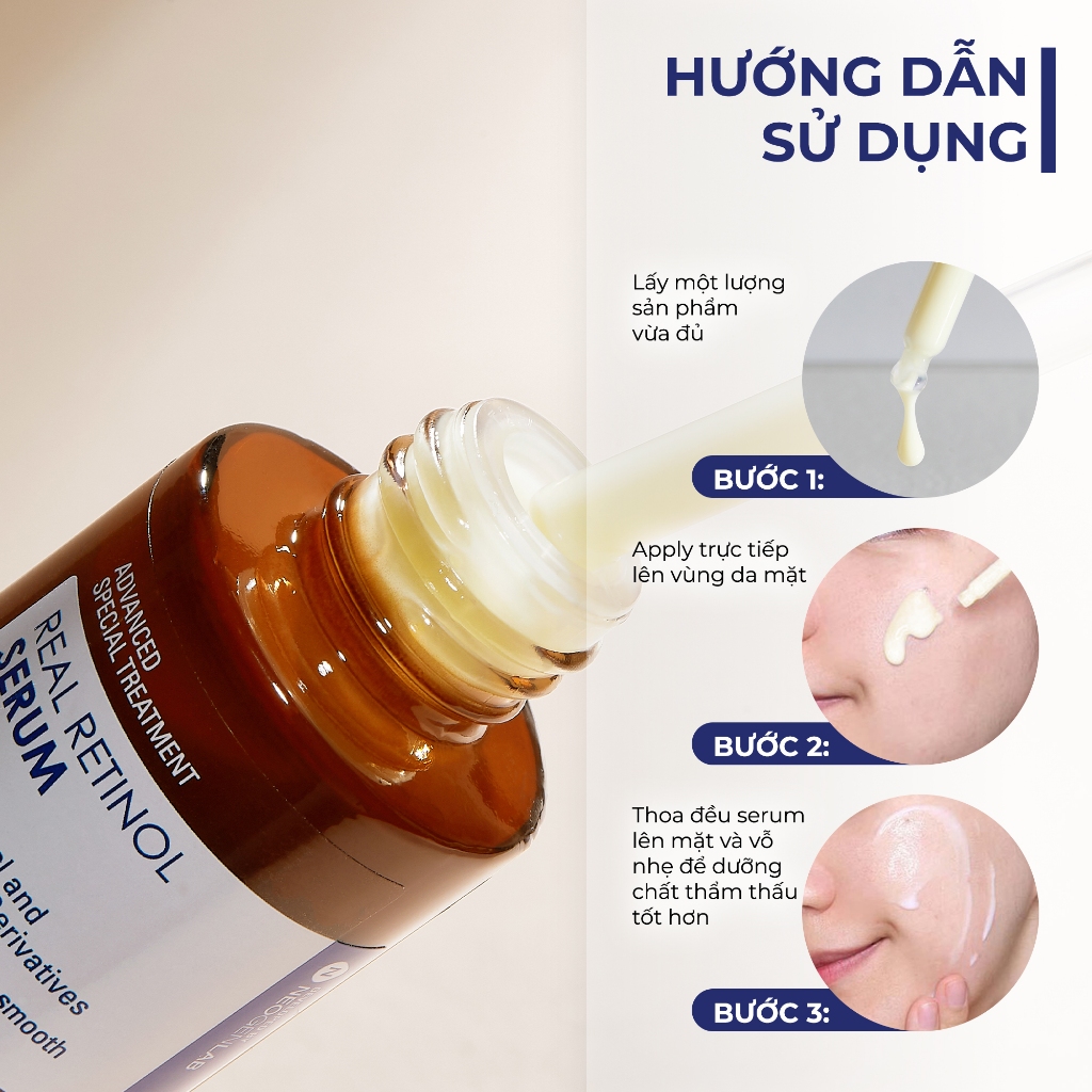 Serum Retinol 2% Hoạt Chất Sinh Học Tự Phục Hồi Neogen Dermalogy Real Retinol Serum 30ml