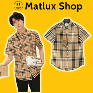 Áo sơ mi ngắn tay BBR Shirt kẻ sọc to cao cấp, Áo sơ mi boy phố phong cách lịch sự, Áo sơ mi nam nữ