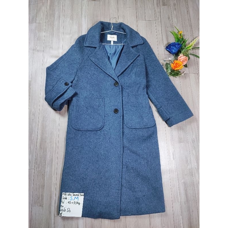 Áo dạ choàng dài