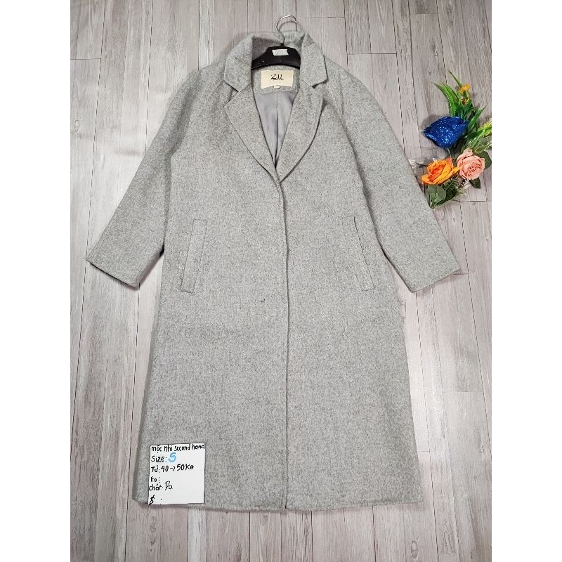 Áo dạ choàng dài