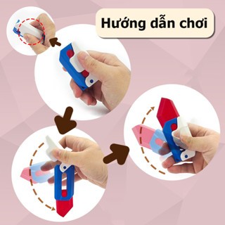 Balisong Carot, Đồ chơi dao cà rốt, Dao trọng lực 3d, Đồ chơi vô tri, Dao cà rốt mini, M1911 mini, Đồ chơi 3d