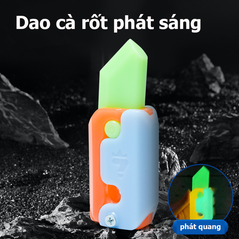 Balisong Carot, Đồ chơi dao cà rốt, Dao trọng lực 3d, Đồ chơi vô tri, Dao cà rốt mini, M1911 mini, Đồ chơi 3d