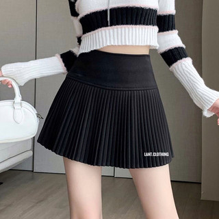 Chân váy xếp li dạ mini xinh