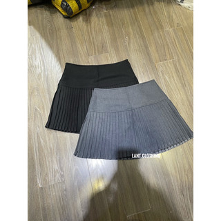chân váy xếp li dạ mini xinh
