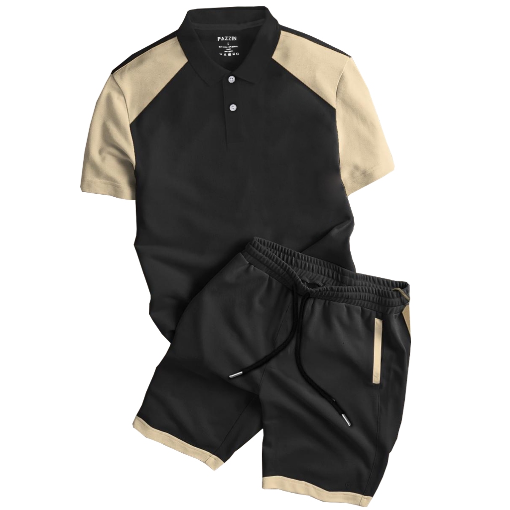 COMBO Áo Polo và Quần Short Nam Thiết Kế Vải Cá Sấu Ngắn Tay Cực Lịch Lãm CB980