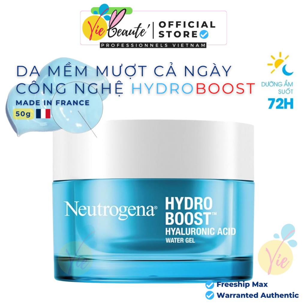 Kem dưỡng ẩm Neutrogena Hydro Boost Water Gel 50g cấp ẩm căng bóng da