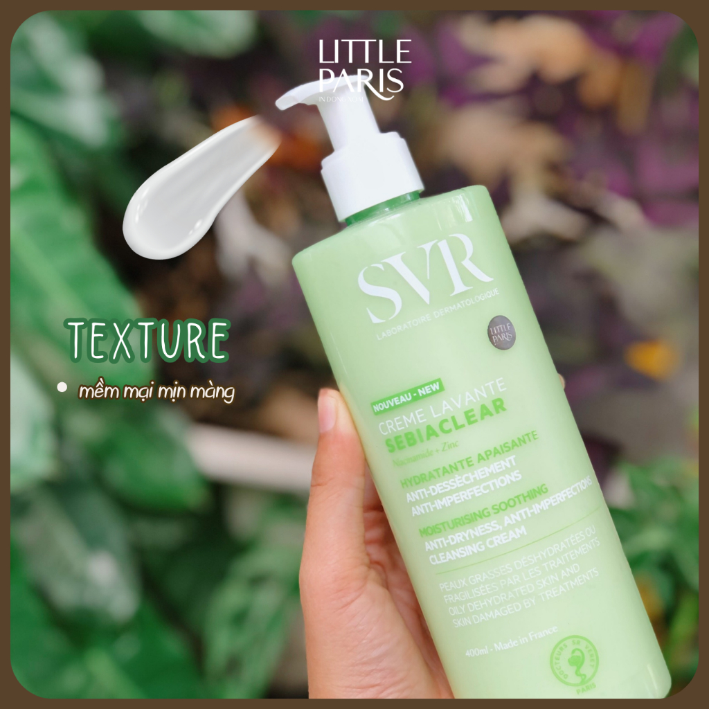 Sữa Rửa Mặt SVR Sebiaclear Gel Moussant & Crème Lavant