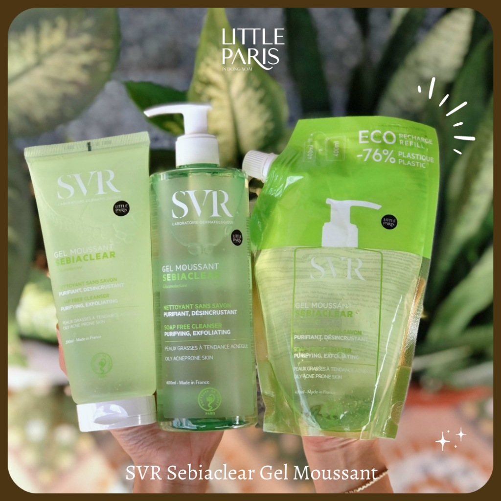 Sữa Rửa Mặt SVR Sebiaclear Gel Moussant & Crème Lavant