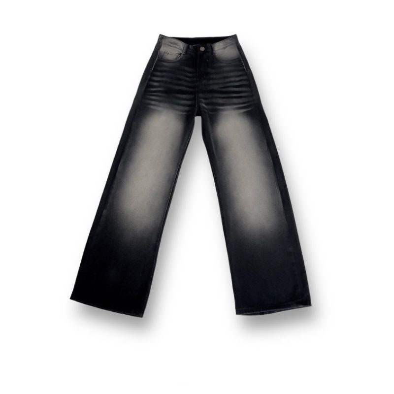 JEANS BAGGY WASH - Quần Jeans Wash Ống Rộng Nam Nữ Unisex
