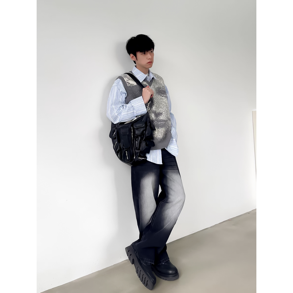 JEANS BAGGY WASH - Quần Jeans Wash Ống Rộng Nam Nữ Unisex