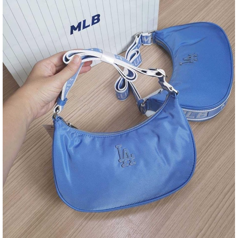 Túi MLB Kẹp nách Nylon Basic Bản mới viền MLB 2023 unisex nam nữ thời trang