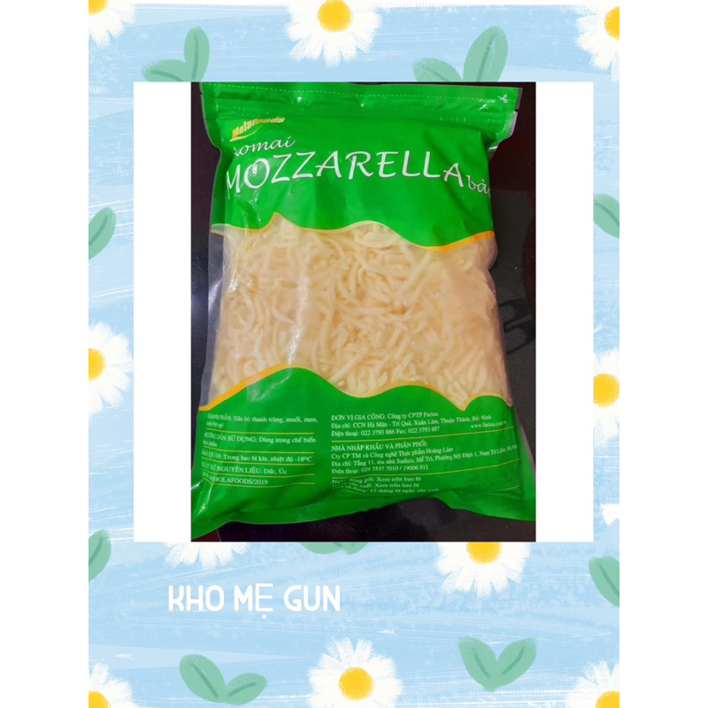 PHÔ MAI SỢI MOZZARELLA 100g, 1kg