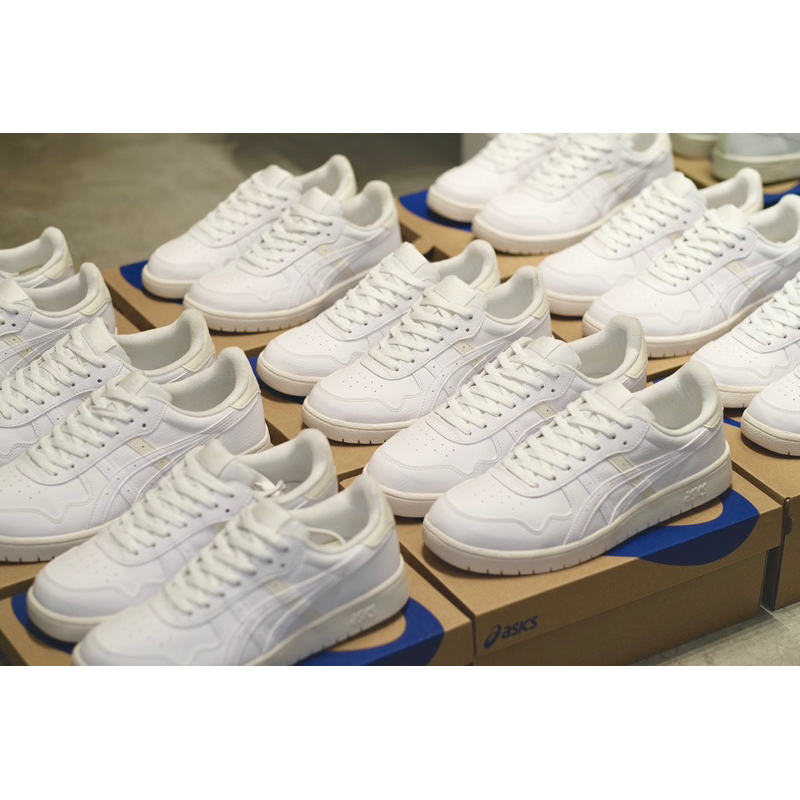 Giày asics new trắng kem- box thay thế