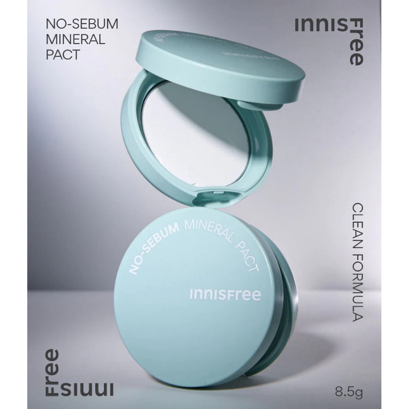Phấn nén kiềm dầu Innisfree no sebum mineral pact