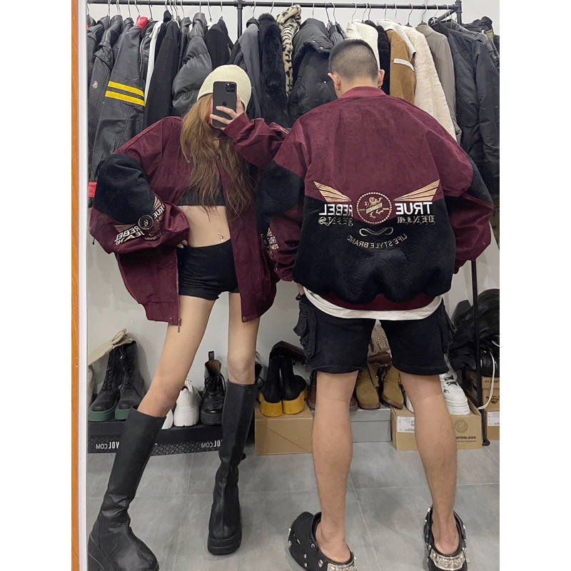 Áo kháoc nam nữ cao cấp true rebel ảnh thật