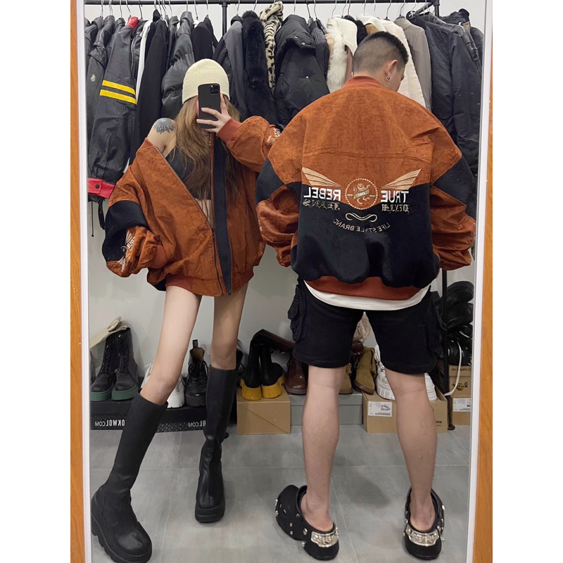 Áo kháoc nam nữ cao cấp true rebel ảnh thật