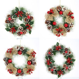 Vòng nguyệt quế trang trí noel size 35cm phuong decor