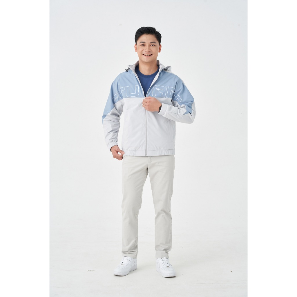 Áo Khoác Gió Nam 5S FASHION, Mặc Được Hai Mặt, Thêu Họa Tiết Trẻ Trung, Phối Màu Khỏe Khoắn, Năng Động