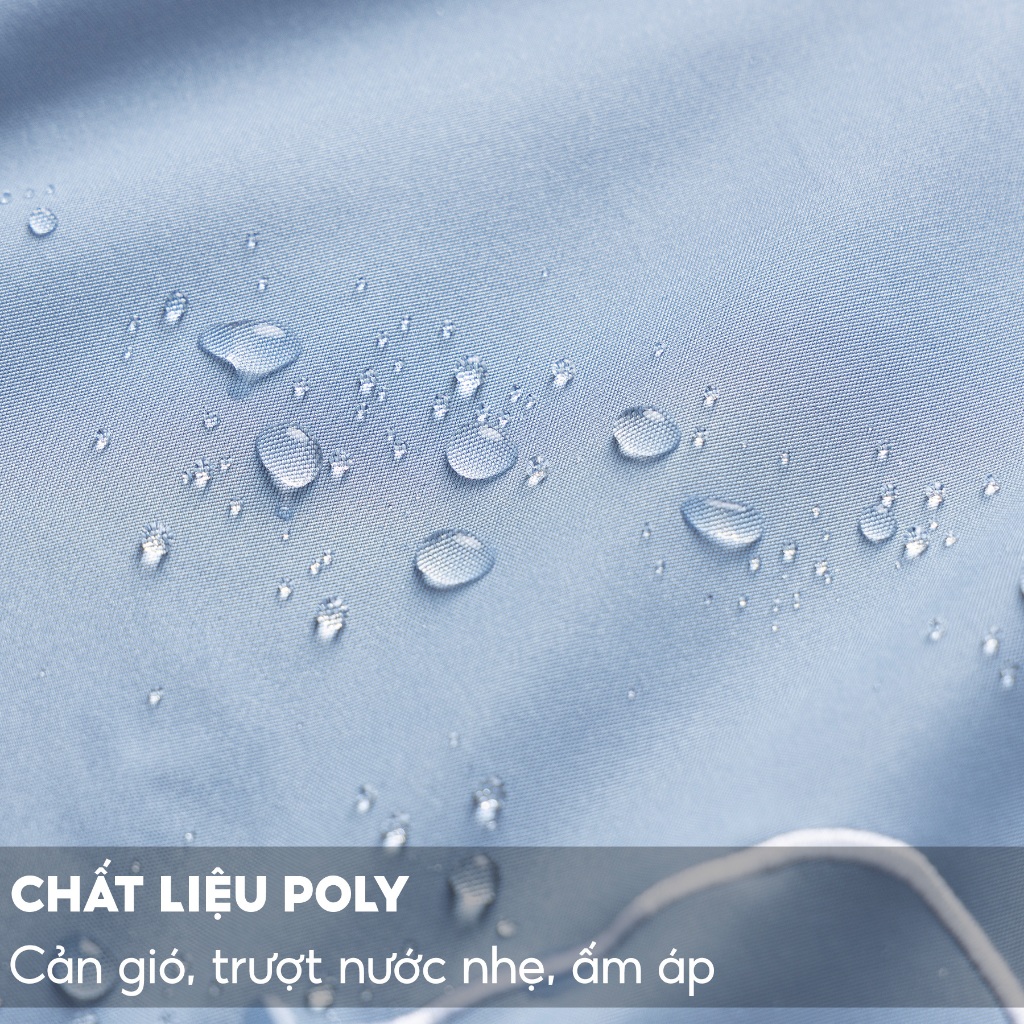 Áo Khoác Gió Nam 5S FASHION, Mặc Được Hai Mặt, Thêu Họa Tiết Trẻ Trung, Phối Màu Khỏe Khoắn, Năng Động