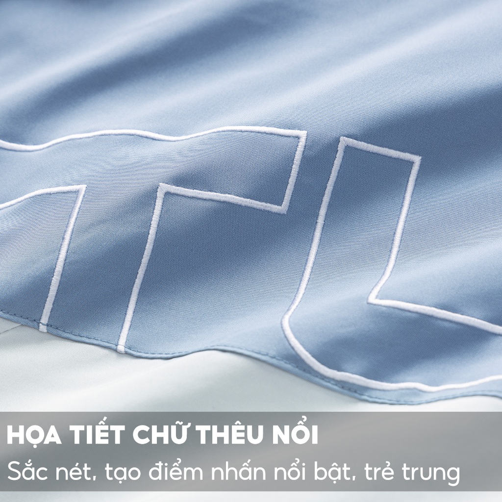 Áo Khoác Gió Nam 5S FASHION, Mặc Được Hai Mặt, Thêu Họa Tiết Trẻ Trung, Phối Màu Khỏe Khoắn, Năng Động