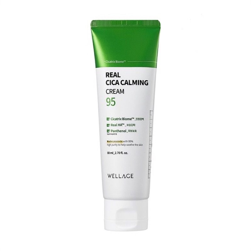 Kem dưỡng da WELLAGE Real Cica Calming 95 Cream 80ml