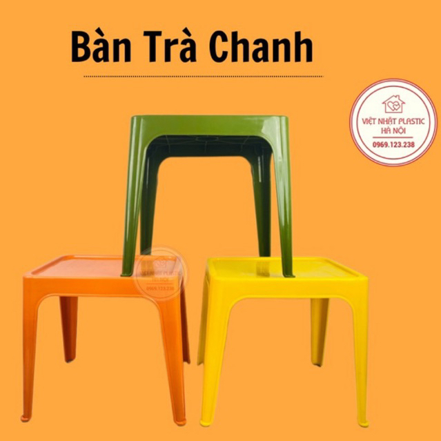Bàn trà chanh, trà đá, cafe, bàn ngồi 2 người, bộ bàn ghế trà chanh nhựa tiện dụng | BigBuy360 - bigbuy360.vn