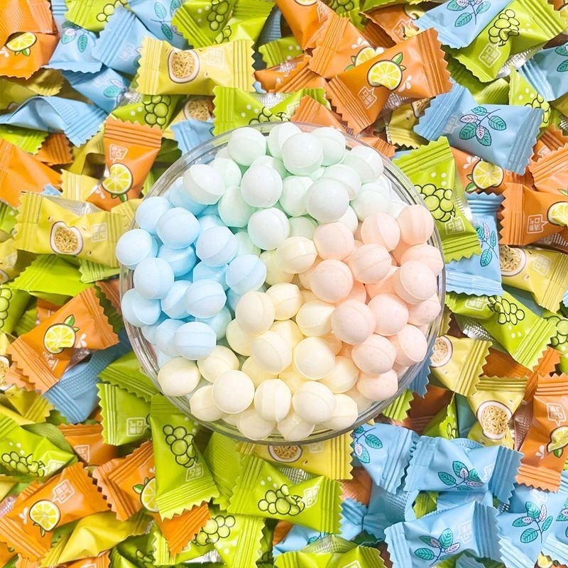 100g kẹo ngậm không đường thơm miệng vị trái cây ~ 85 - 90  viên