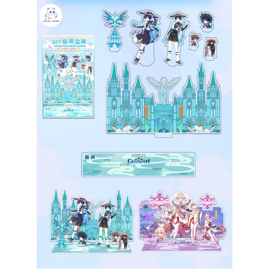 Standee nhiều lớp Honkai Star Rail / March 7th Dan Heng / Video game