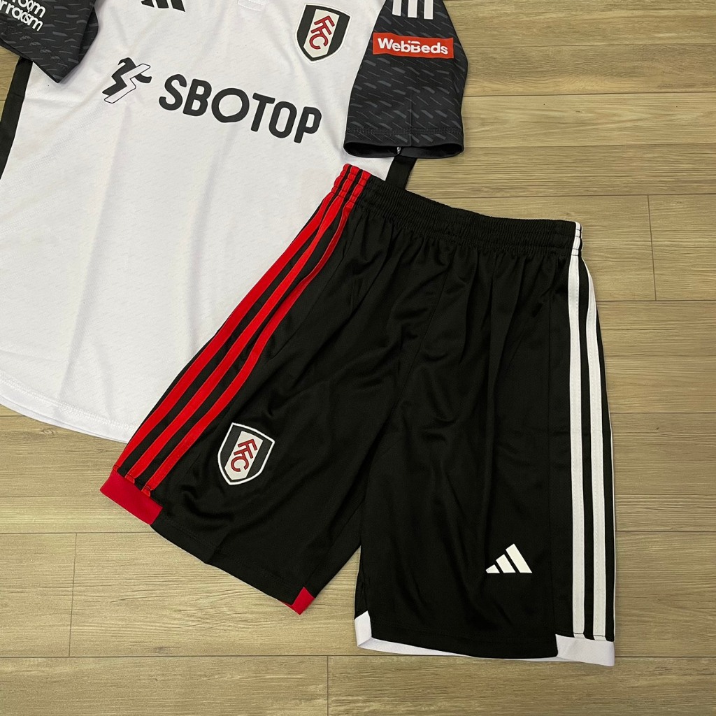 Bộ quần áo bóng đá CLB FULHAM trắng sân nahf thun mè HD2024-FLG