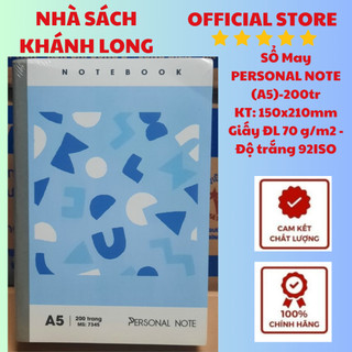 Sổ may gáy personal note a5 , a6 - 200 trang