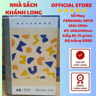 SỔ MAY GÁY PERSONAL NOTE A5 , A6 -  200 TRANG