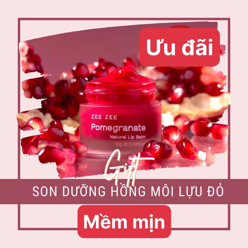 Son Dưỡng Hồng Môi Lựu Đỏ ZEE