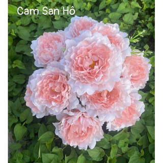 ĐẦU BÔNG MẪU ĐƠN size 12-13cm - hoa lụa cao cấp