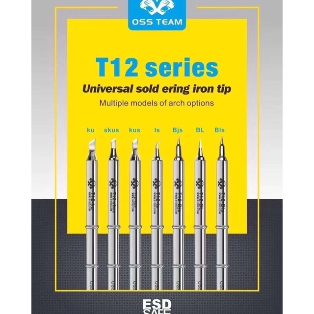 Táo Thẩm Tools | Mũi hàn T12 OSS TEAM