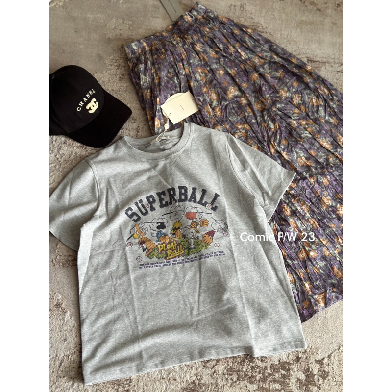 Chân váy hoa lưng chun Comic