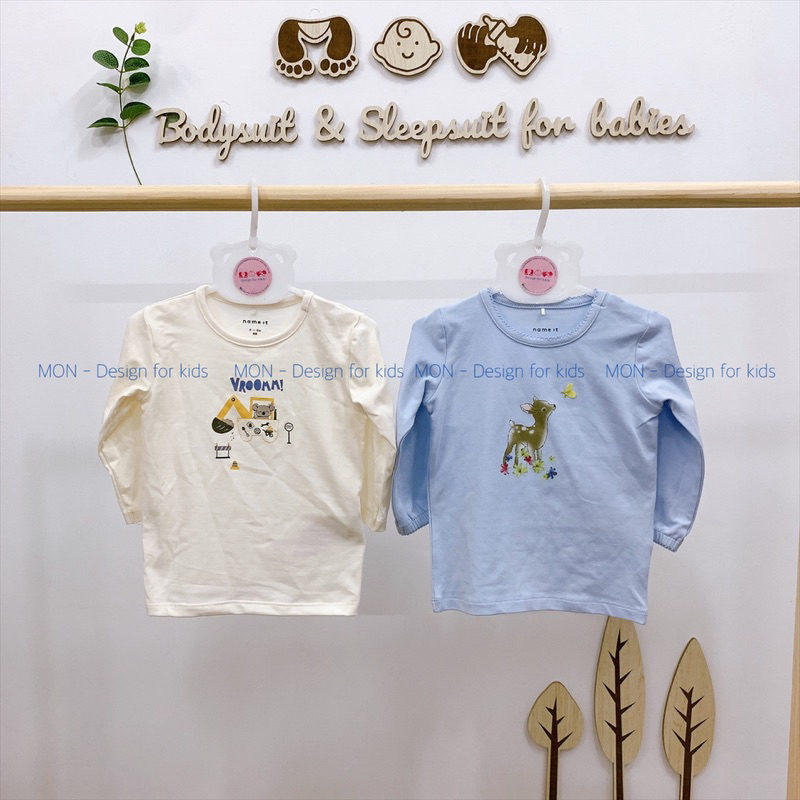 Áo dài tay hàng xuất dư NAME.IT siêu xinh cho bé yêu