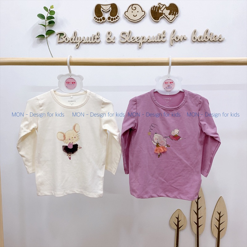 Áo dài tay hàng xuất dư NAME.IT siêu xinh cho bé yêu