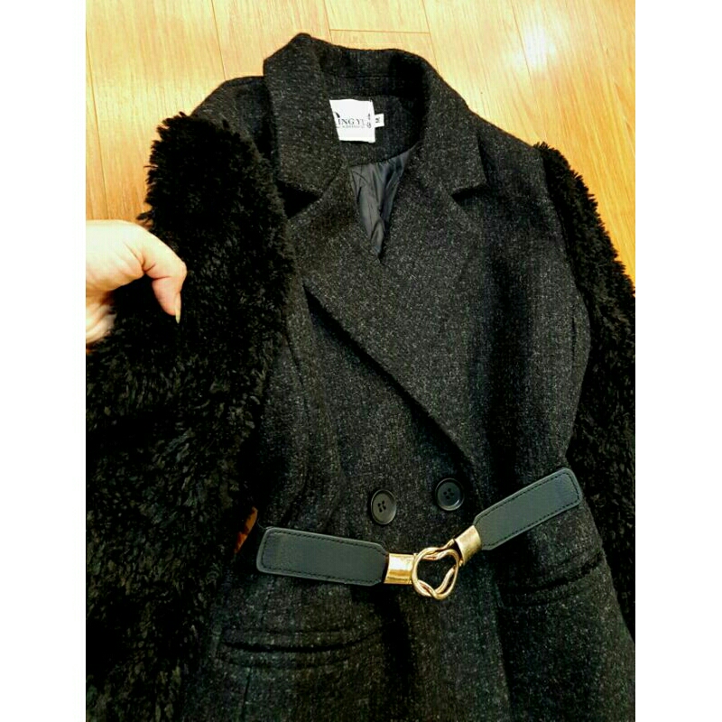 Áo khoác dạ dáng ngắn sz M