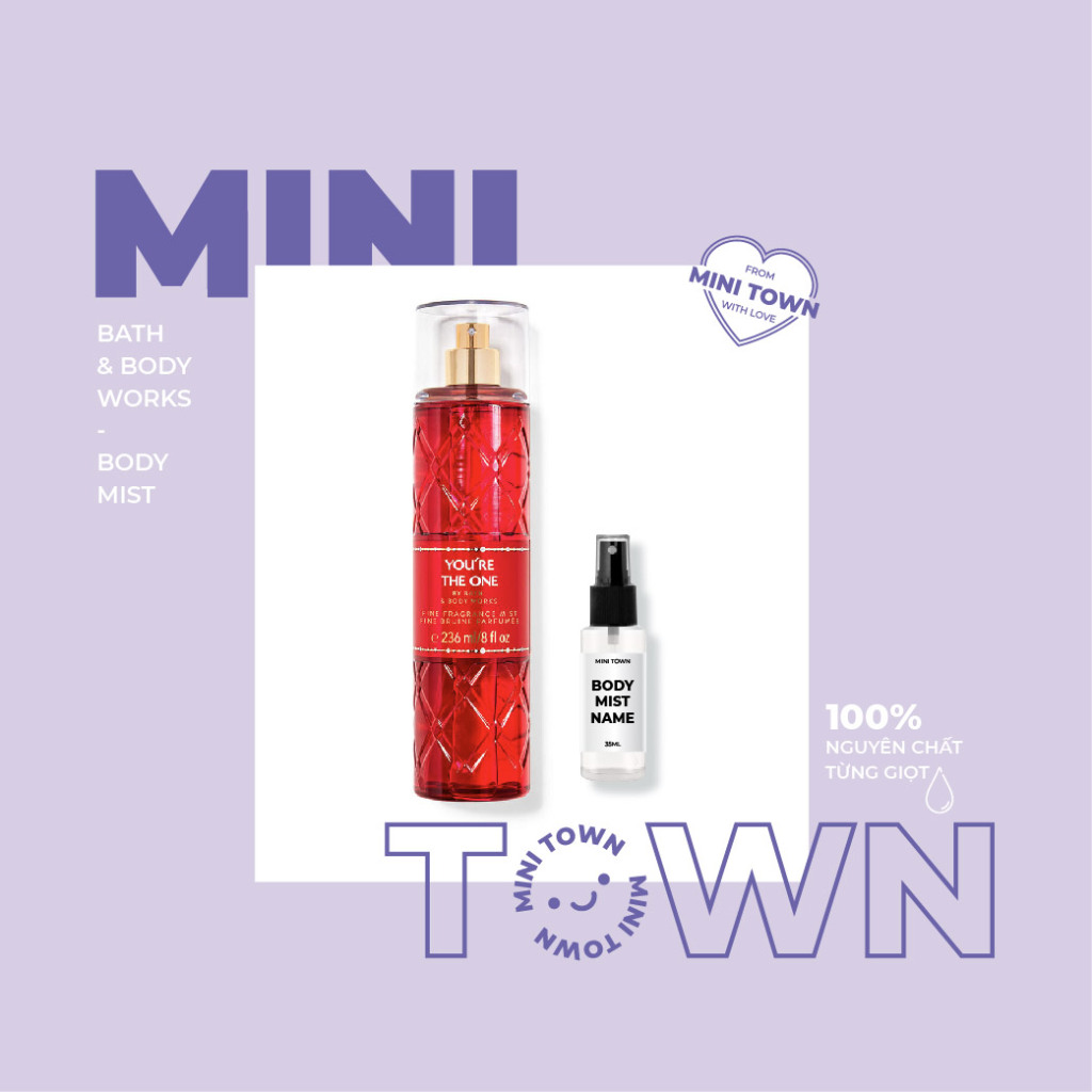 YOU’RE THE ONE - Xịt Thơm Lưu Hương Toàn Thân Bath & Body Works Fine Fragrance Mist