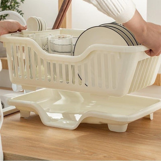 Rổ úp chén bát có khay hứng