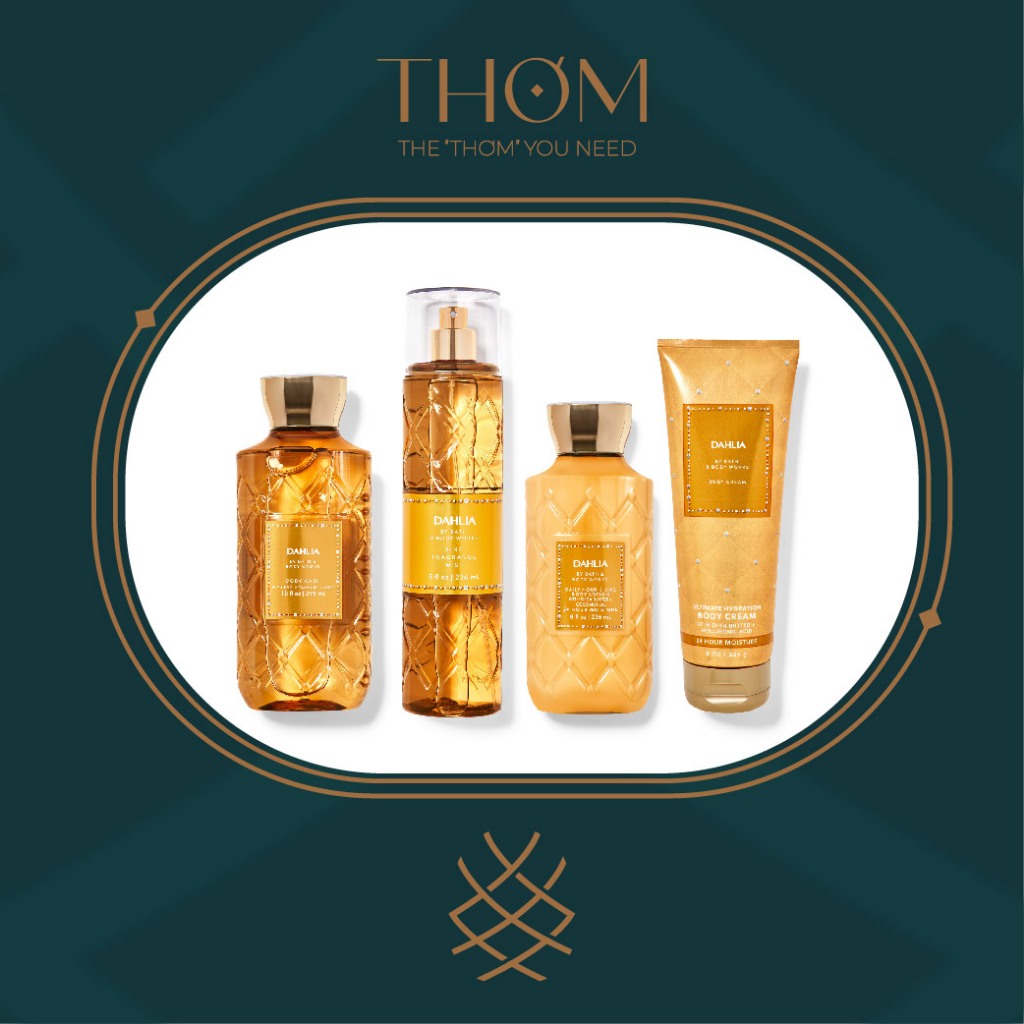 DAHLIA | Sản Phẩm Tắm Dưỡng Xịt Thơm Toàn Thân Bath & Body Works