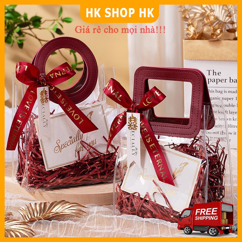 Cuộn dây ruy băng lụa in lời cám ơn/lời chúc dùng trang trí bó hoa/ Noel/ Giáng Sinh