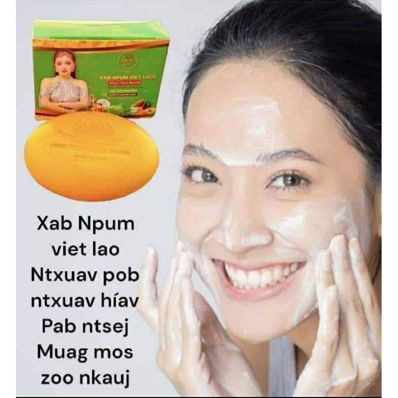 xà phòng việt lào giảm mụn hiệu quả mẫu mới