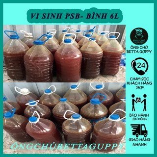 Vi sinh PSB bình 6 lít - Vi khuẩn quang hợp - Làm trong nước cực tốt
