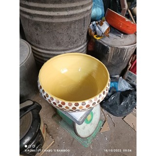 Chậu tre ngâm chân 35cm cao 14cm khảm trai cao cấp ,sang chảnh siêu đẹp ,làm nail, spa