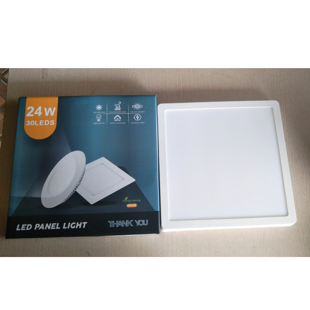 Đèn led nổi ốp trần 24W vuông 30cm x 30cm - ánh sáng trắng, bảo hành 1 năm