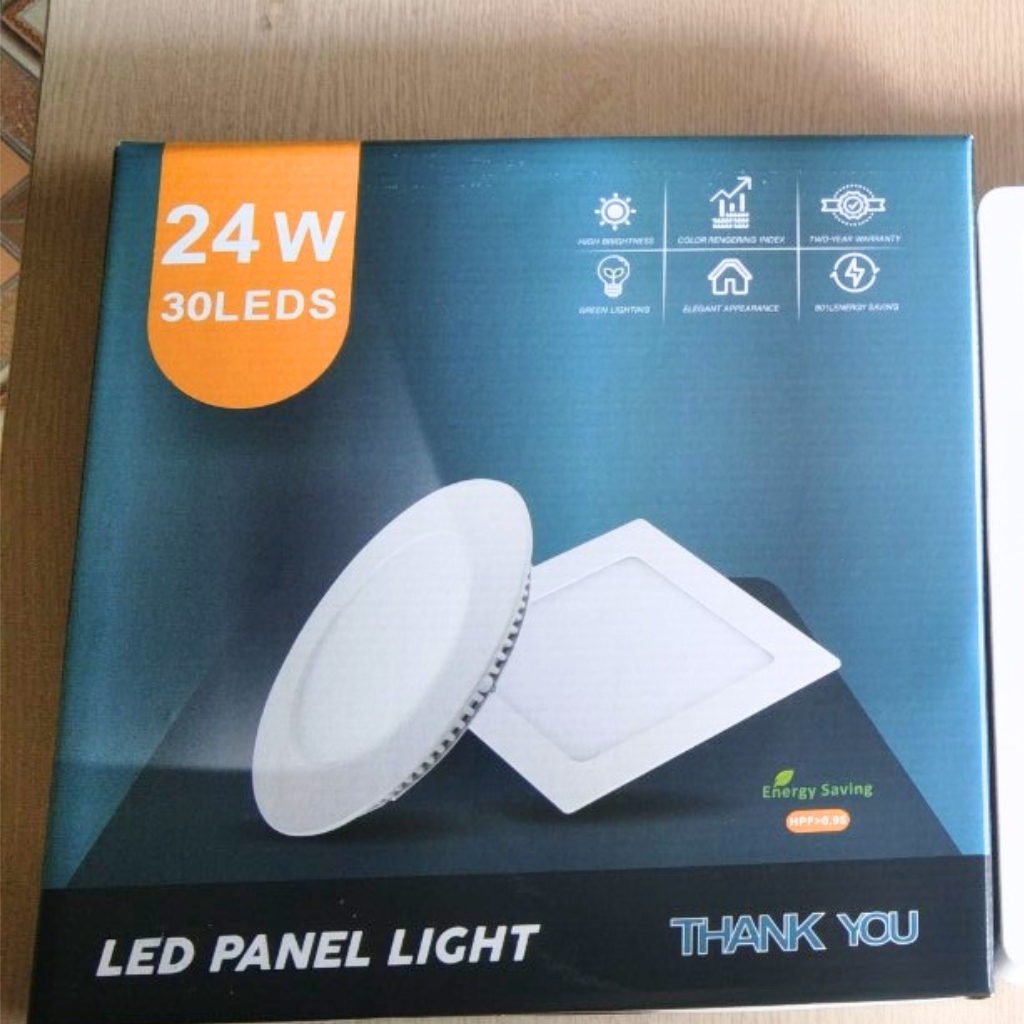 Đèn led nổi ốp trần 24W vuông 30cm x 30cm - ánh sáng trắng, bảo hành 1 năm