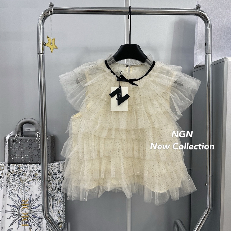 Áo ren tầng bling xinh xắn Kim Anh Bùi