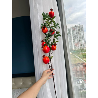 Cành lựu giả 7 quả cao 85cm