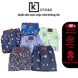 Quần đùi nam mặc ngủ chất kate mềm mịn thoải mái BigSize